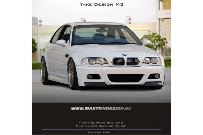 Передний бампер M3 Look на BMW 3 E46 Coupe / Cabrio